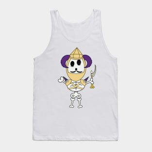 Cute skeletons doodle style Tank Top